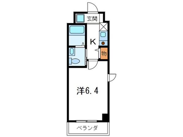 ラディウス森南の物件間取画像